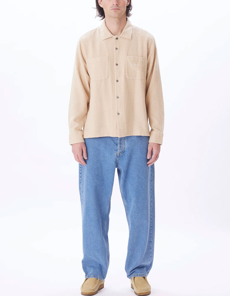 OBEY Bobby Mens Button Up Shirt image number 3