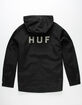 HUF Standard Shell 2 Black Mens Jacket image number 2