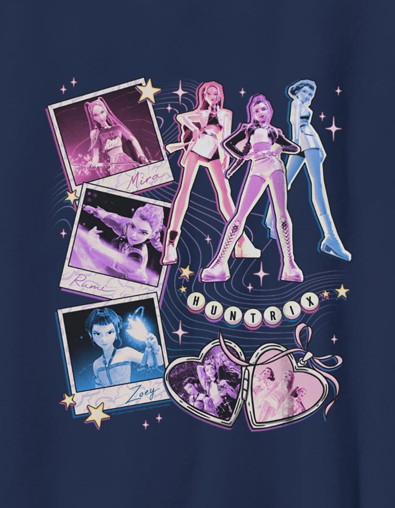 KPOP DEMON HUNTERS Huntrix Collage Unisex Kids Tee image number 1