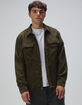 RSQ Oversized Mens Long Sleeve Corduroy Button Up Shirt image number 1