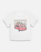 GENERAL MOTORS Corvette Florals Womens Baby Tee image number 1