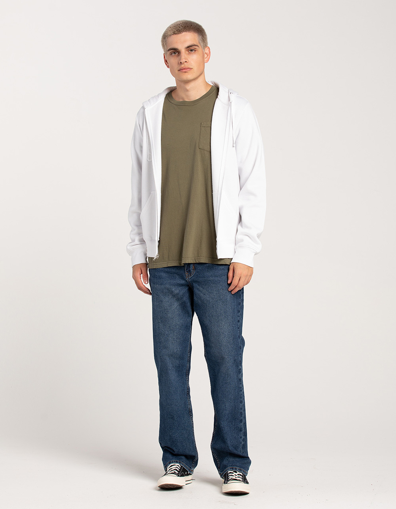 RSQ Mens Full Zip Fleece Hoodie image number 4