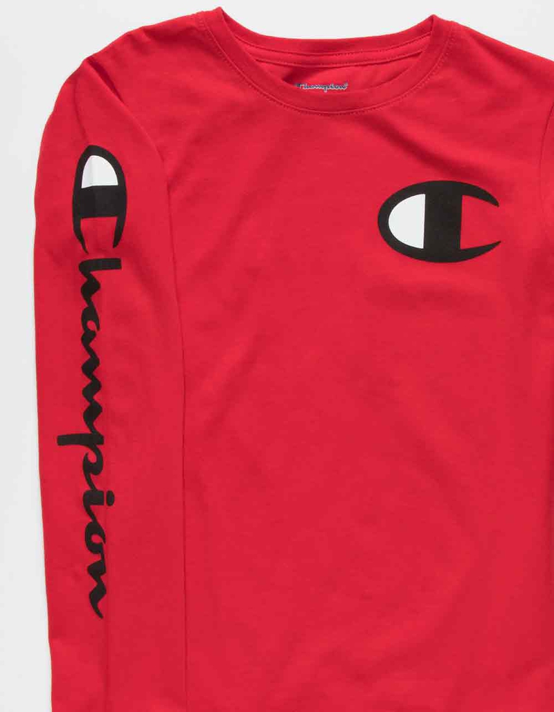 CHAMPION C Logo Scarlet Boys T-Shirt image number 1