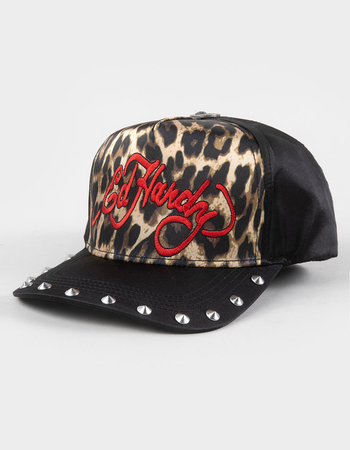 ED HARDY Script Logo Womens Snapback Hat Primary Image