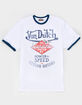 VON DUTCH Custom Motors Mens Ringer Tee image number 2