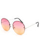 FULL TILT 70s Gradient Round Sunglasses image number 1