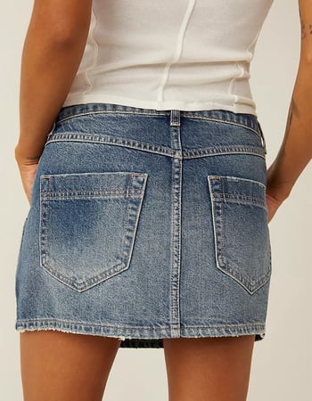 FREE PEOPLE Wynne Womens Denim Skirt Alternative Image