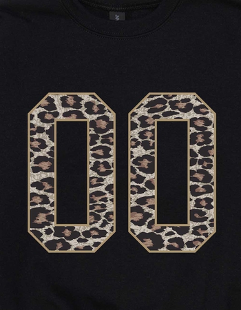 LEOPARD Double Zero Kids Unisex Crewneck Sweatshirt Alternative Image