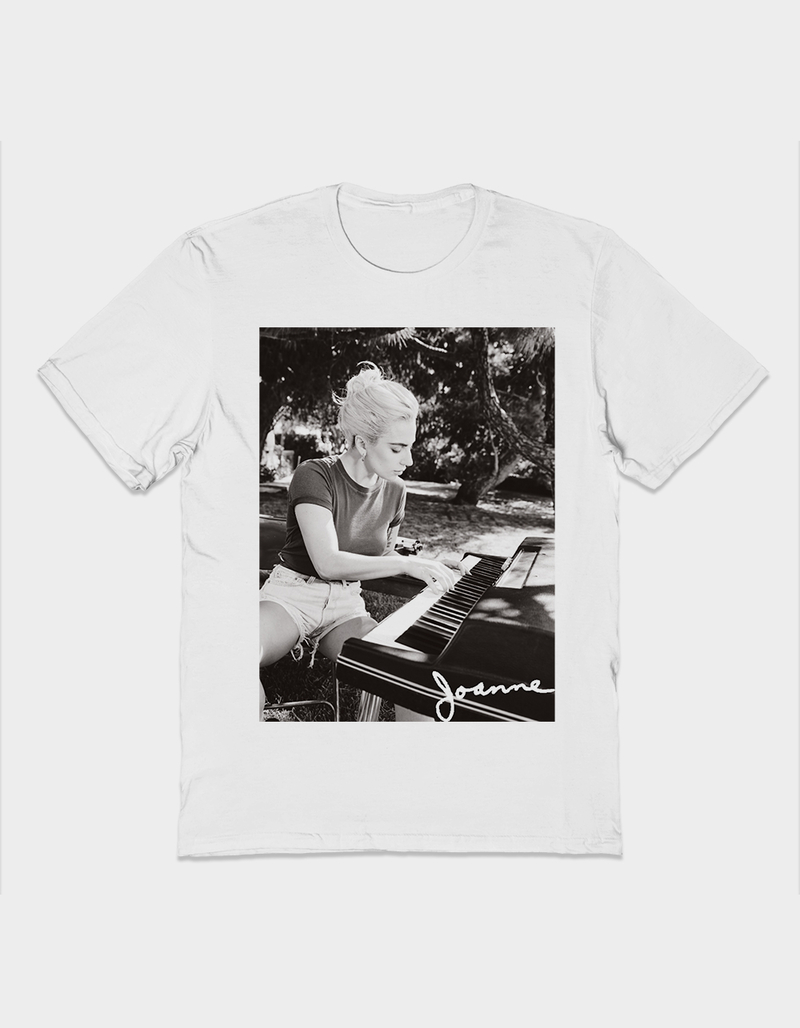 LADY GAGA Joanne Piano Unisex Tee image number 0