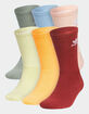 ADIDAS Originals Trefoil 6 Pack Mens Crew Socks image number 1