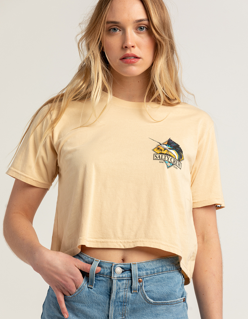SALTY CREW Womens Crop Boyfriend Tee image number 1