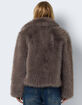 NOISY MAY Evie Womens Faux Fur Jacket image number 4