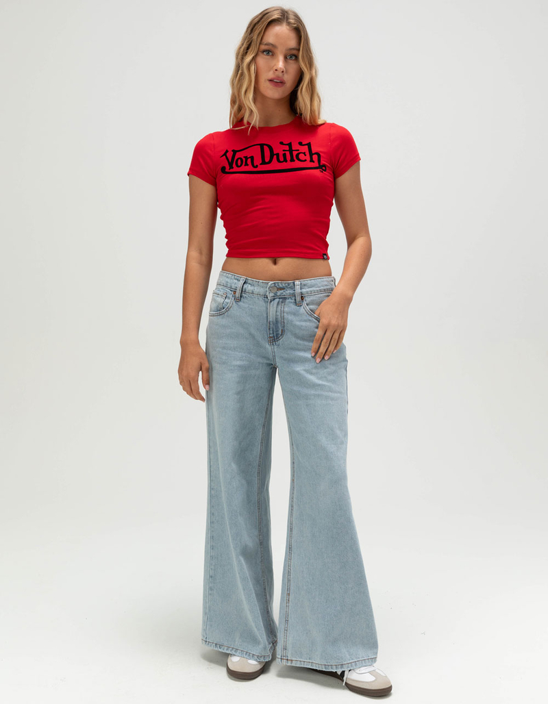 VON DUTCH Legendary Womens Baby Tee image number 3
