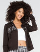 FULL TILT New York Womens Zip Up Hoodie image number 5