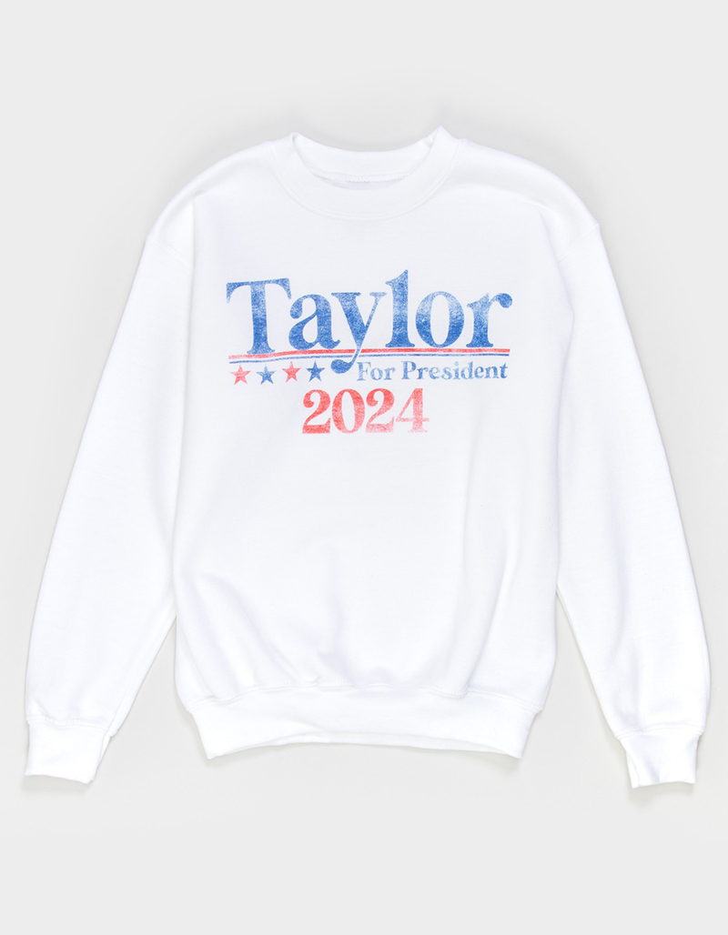 PRINCE PETER Taylor For President Girls Crewneck Sweatshirt image number 0