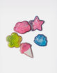 CROCS Squish Glitter Icons 5 Pack Jibbitz™ Charms image number 1