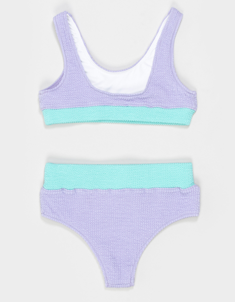 SEAESTA SURF Textured Girls Bralette Bikini Set image number 1