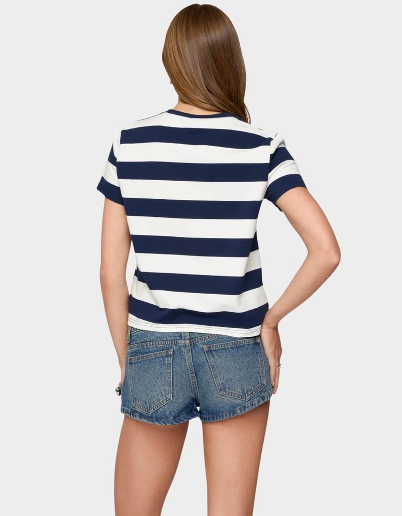 EDIKTED Valetta Oversized Striped Tee image number 2