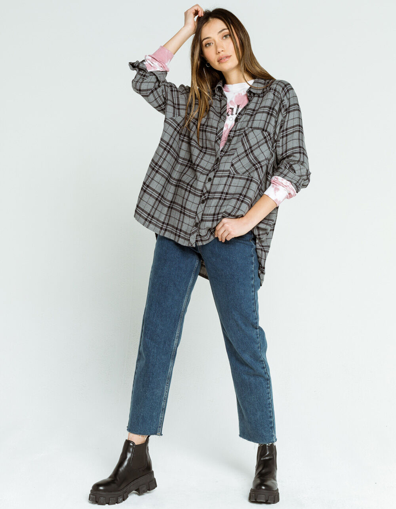 BDG Urban Outfitters Brendan Drapey Womens Flannel Shirt image number 3