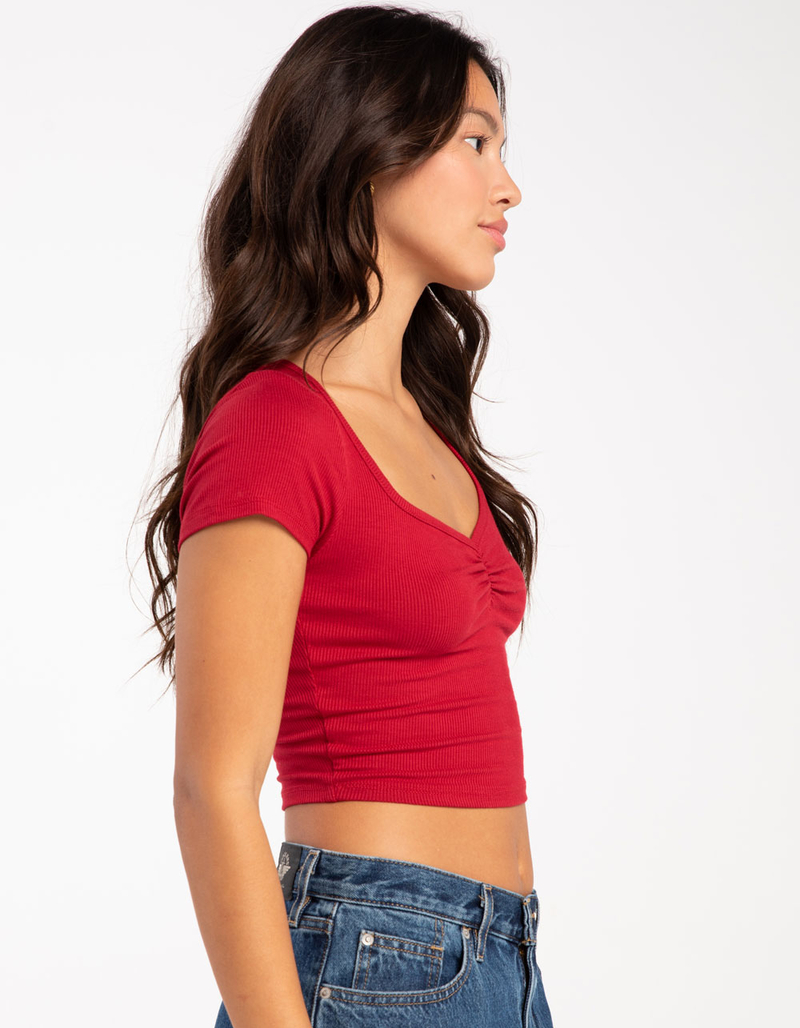 BOZZOLO Sweetheart Neck Womens Tee image number 2