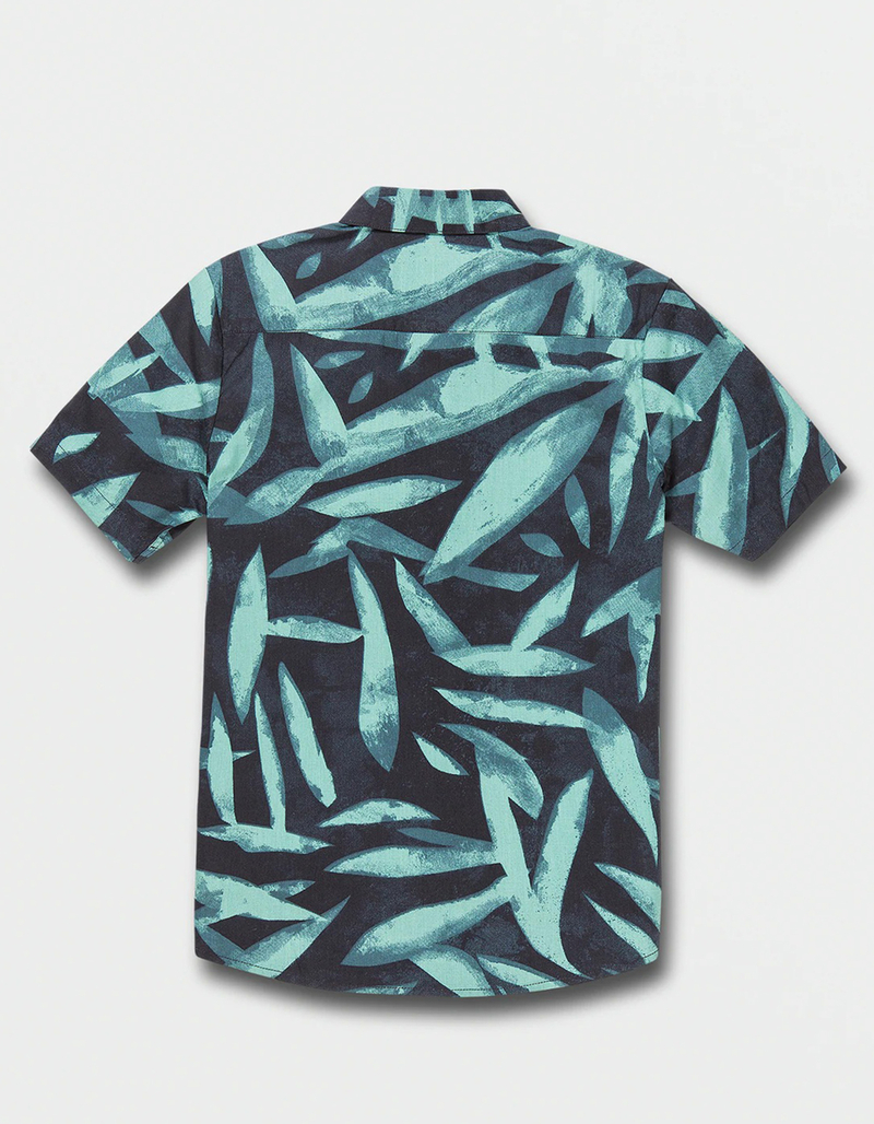 VOLCOM Echo Leaf Boys Button Up Shirt image number 1