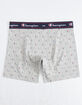 CHAMPION C Logo Printed Heather Gray Mens Boxer Briefs image number 2