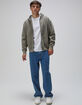 RSQ Mens Washed Zip-Up Oversized Hoodie image number 5