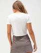 OBEY Angry Womens Fitted Crop Tee image number 4