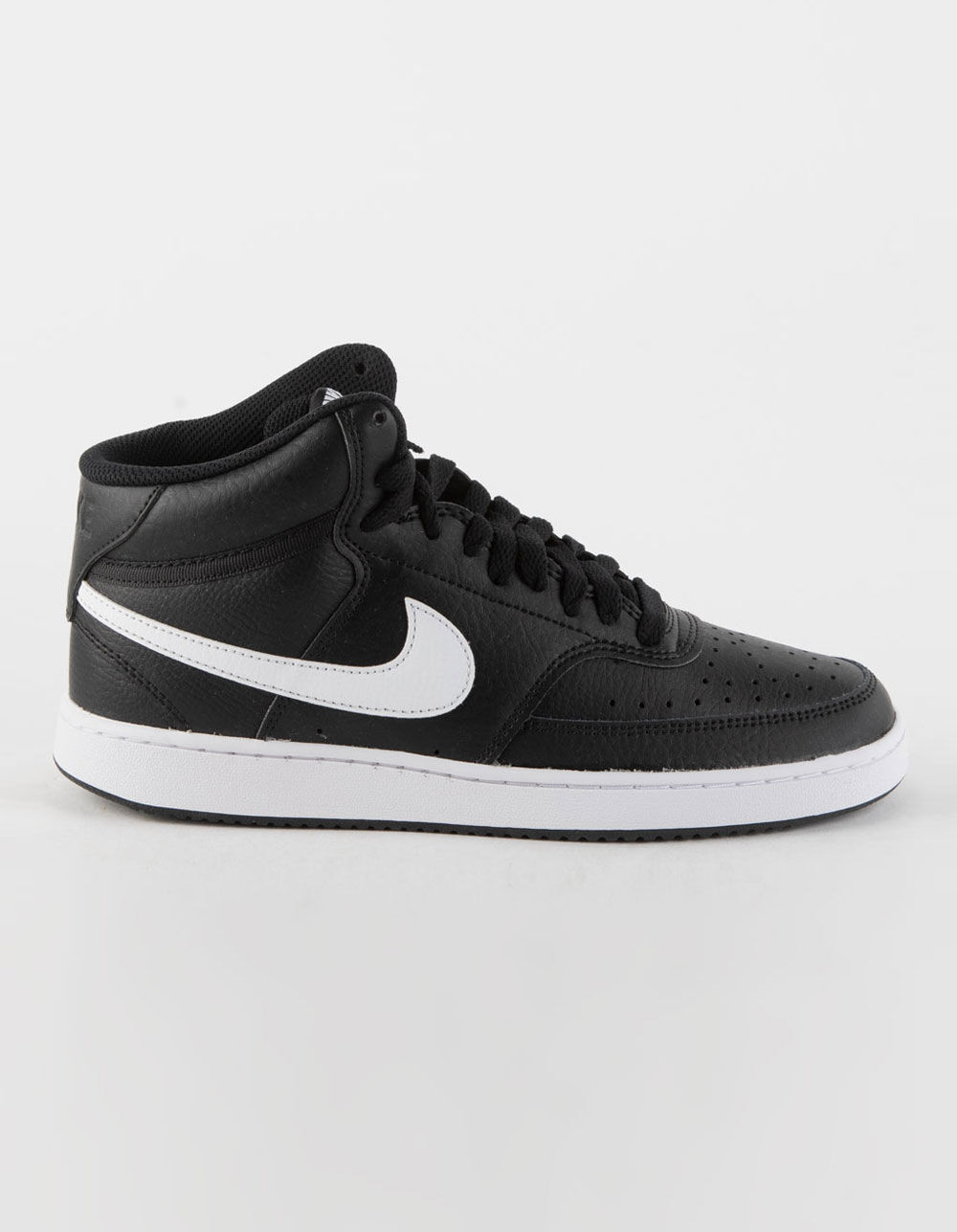 NIKE Court Vision Mid Womens Shoes - BLACK/WHITE | Tillys