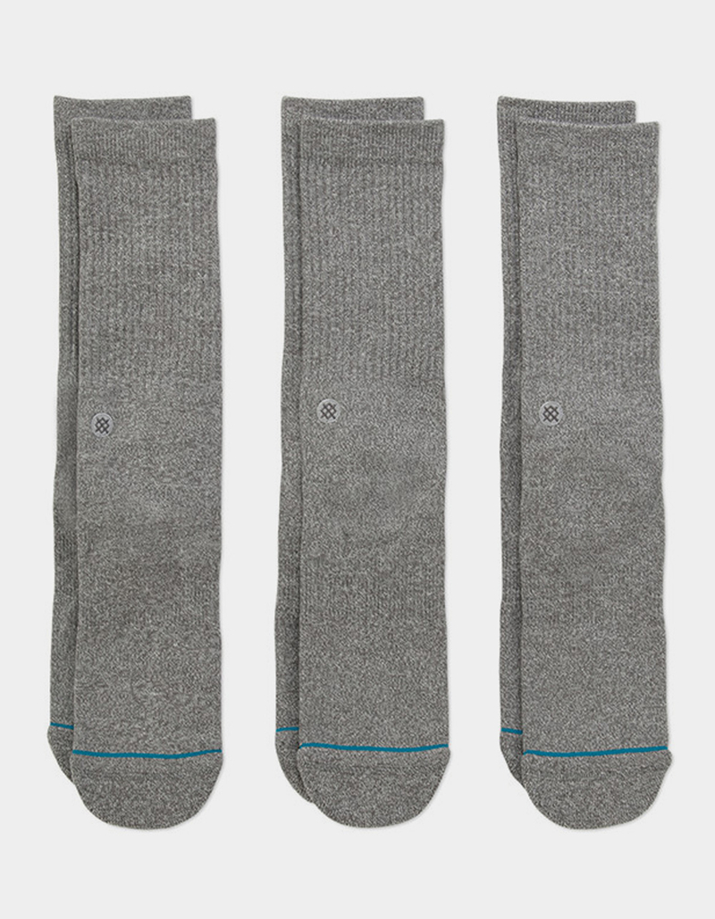 STANCE Icon 3 Pack Mens Crew Socks image number 0