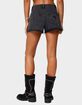 EDIKTED Fern Mid Rise Denim Shorts image number 3
