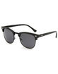 Matte Black Half Frame Sunglasses image number 1