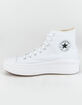 CONVERSE Chuck Taylor All Star Move Womens White Platform High Top Shoes image number 1