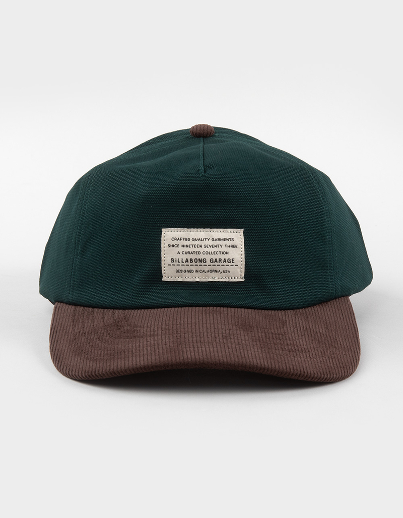 BILLABONG Mill Spec Garage 5 Panel Strapback Hat image number 1
