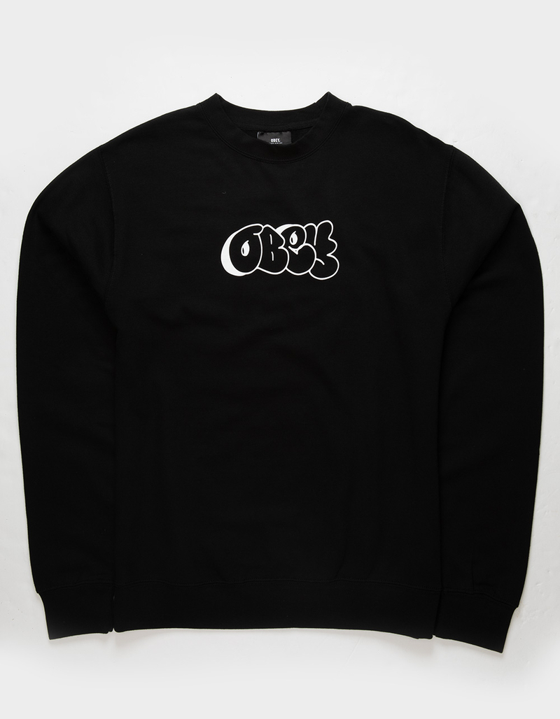 OBEY Thrown Ups Mens Crewneck Sweatshirt image number 0
