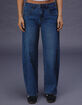 RSQ Womens Low Rise Barrel Jeans image number 2