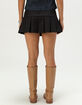 RSQ Womens Low Rise Pleated Mini Skort image number 4