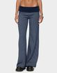 EDIKTED Amarna Striped Fold Over Pants image number 1