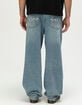 RSQ Mens Baggy Embroidered Jeans image number 6