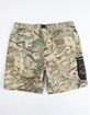 HUF Crosby Camo Mens Volley Shorts image number 2