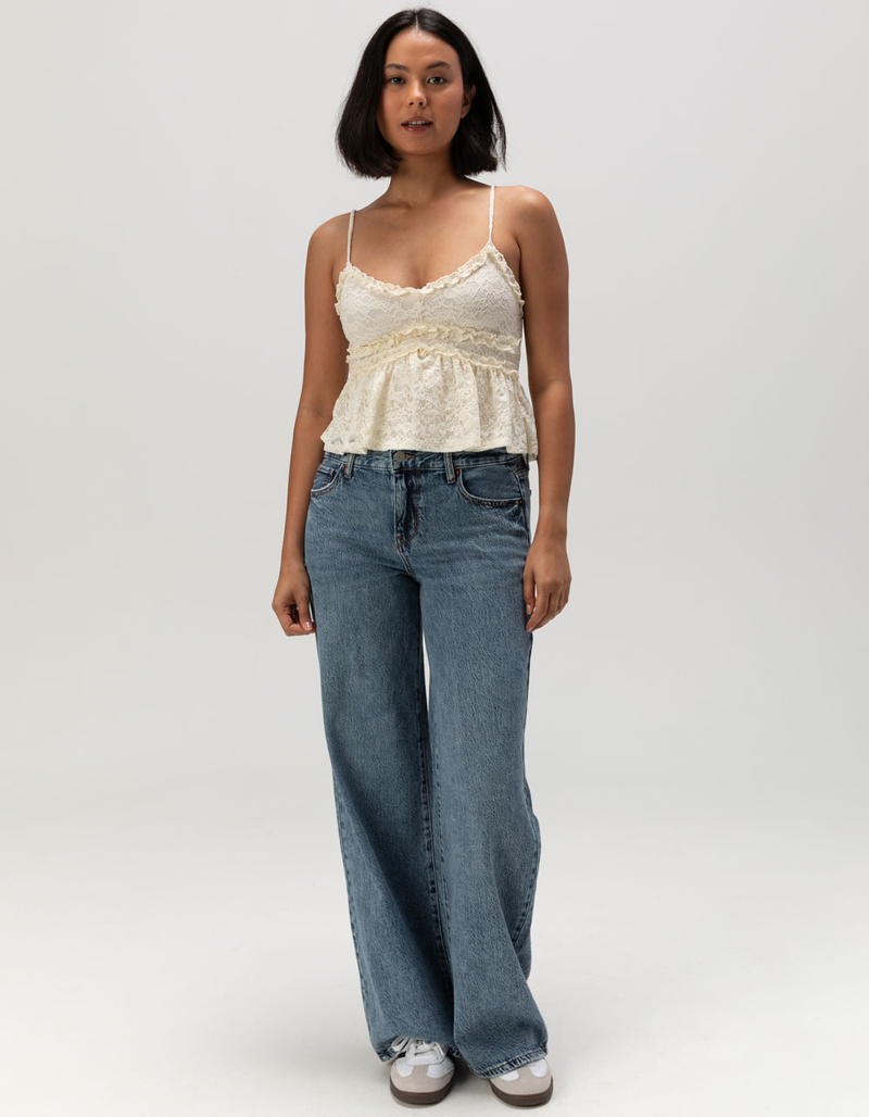 RSQ Womens Lace Ruffle Cami image number 1