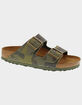 BIRKENSTOCK Arizona Womens Desert Soil Camo Green Slide Sandals image number 1