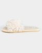 CASA CLARA Lola Womens Ivory Slippers image number 3