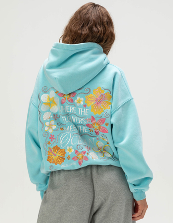 MALIBU SKYYE Flowers Meet Womens Hoodie Primary Image