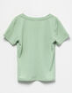 FULL TILT Essentials Girls V Neck Rib Tee image number 7