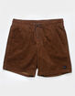 RVCA Escape Elastic Corduroy Mens Shorts image number 1