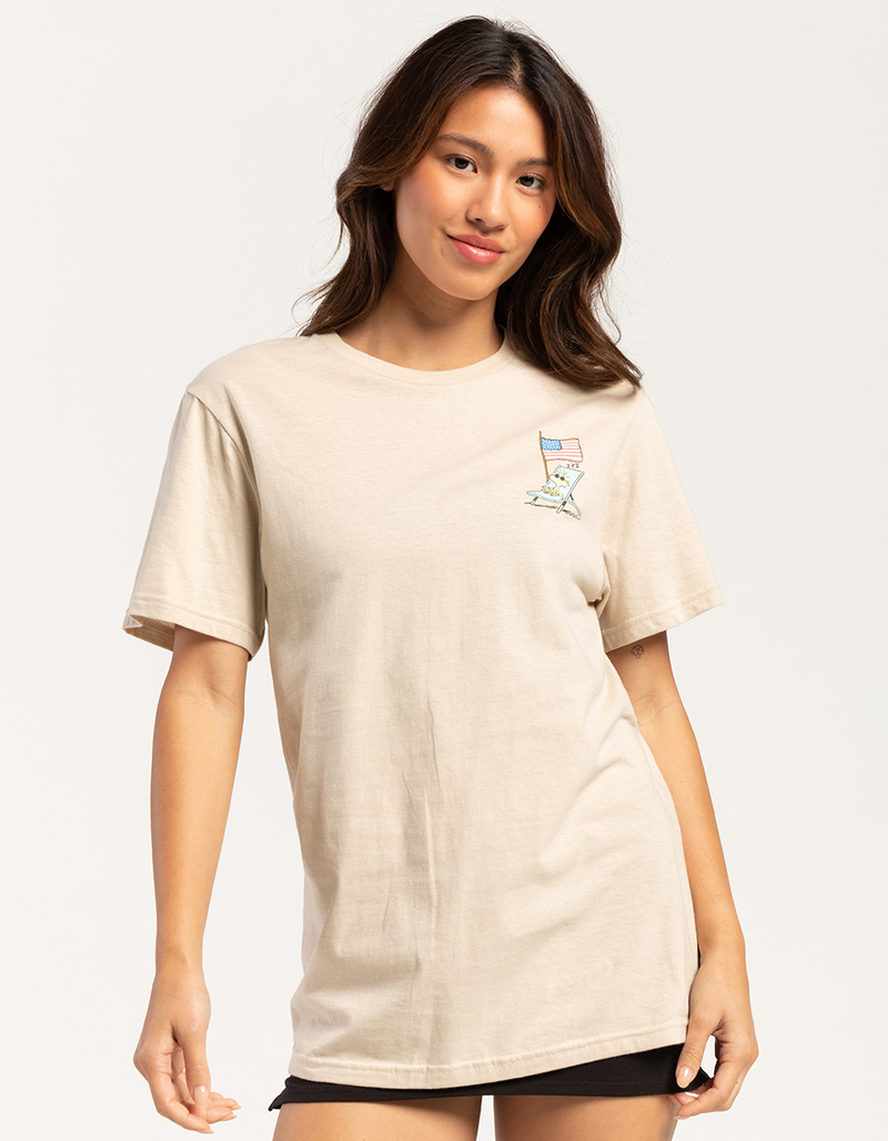PEANUTS Woodstock America Flag Unisex Tee image number 7