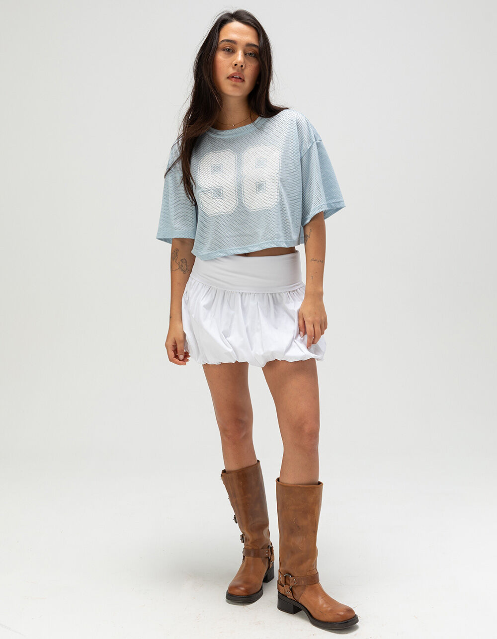 RSQ Womens Bubble Mini Skirt - WHITE | Tillys