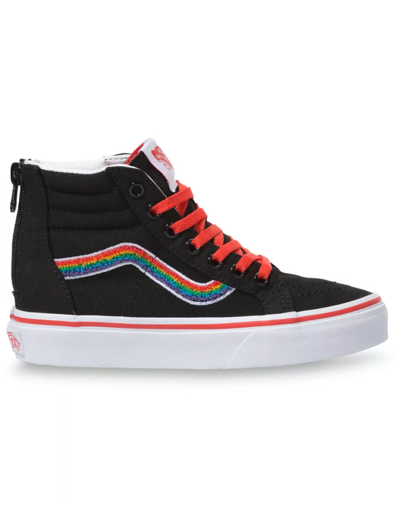 VANS Chenille Sk8-Hi Zip Girls Shoes image number 1