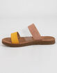 SODA 3 Strap Womens Clear Slide Sandals image number 4